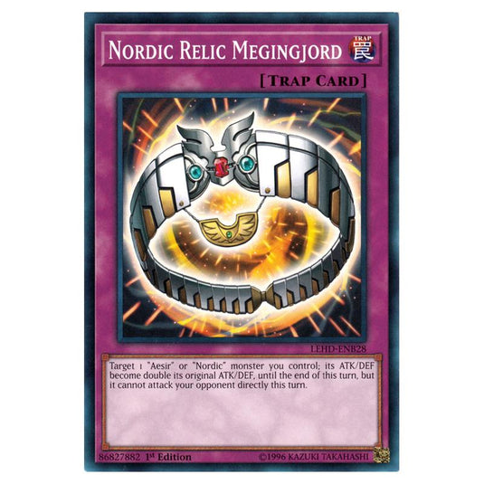 Yu-Gi-Oh! - Legendary Hero Decks - Nordic Relic Megingjord (Common) LEHD-ENB28