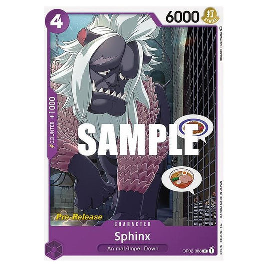 One Piece - OP-02: Paramount War Promos - Sphinx - OP02-088