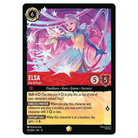Lorcana - Winterspell - Elsa - Ice Artisan (Legendary) - 123/204