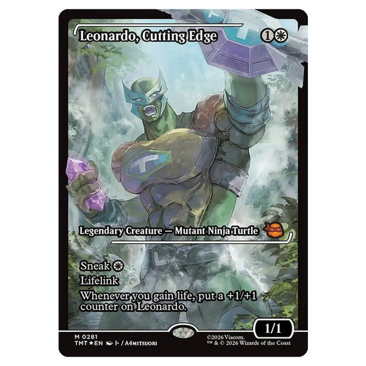 Magic The Gathering - Teenage Mutant Ninja Turtles - Leonardo, Cutting Edge - 0281