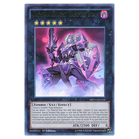Yu-Gi-Oh! - 2014 Mega-Tin Mega Pack - Crimson Knight Vampire Bram (Ultra Rare) MP14-EN164