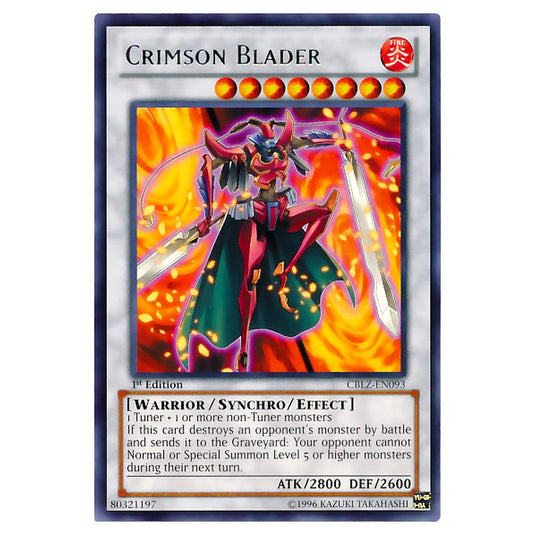 Yu-Gi-Oh! - Cosmo Blazer - Crimson Blader (Rare) CBLZ-EN093