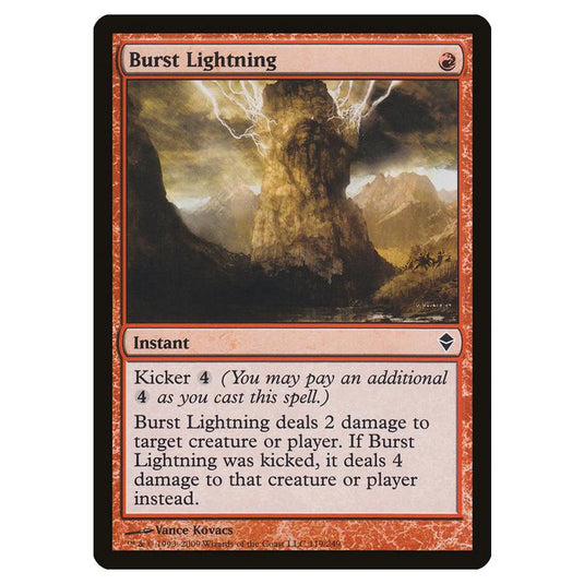 Magic The Gathering - Zendikar - Burst Lightning - 119/249 (Foil)