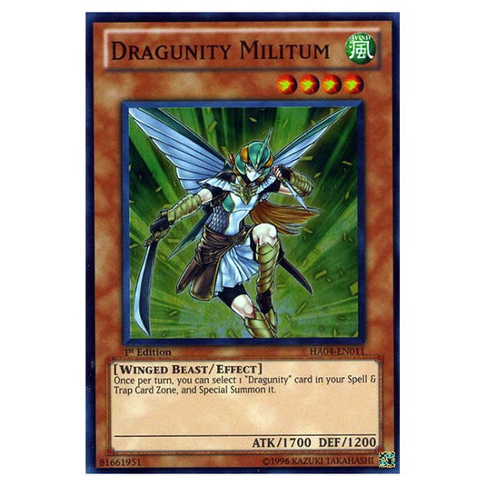 Yu-Gi-Oh! - Hidden Arsenal 4 - Trishula's Triumph - Dragunity Militum (Super Rare) HA04-EN011