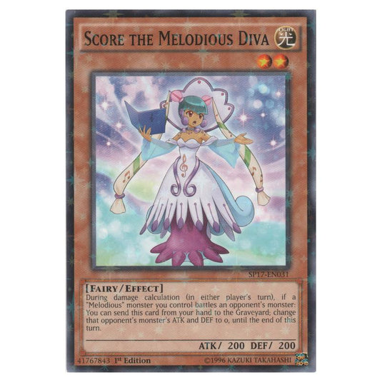 Yu-Gi-Oh! - Star Pack Battle Royal - Score the Melodious Diva (Starfoil Rare) SP17-EN031