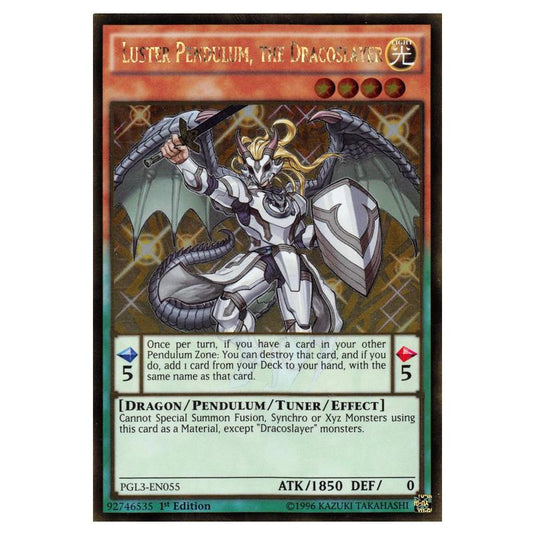 Yu-Gi-Oh! - Premium Gold - Infinite Gold - Luster Pendulum, the Dracoslayer (Gold Rare) PGL3-EN055