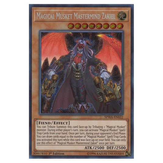 Yu-Gi-Oh! - Spirit Warriors - Magical Musket Mastermind Zakiel (Secret Rare) SPWA-EN022