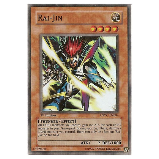 Yu-Gi-Oh! - Crossroads of Chaos - Rai-Jin (Super Rare) CSOC-EN084