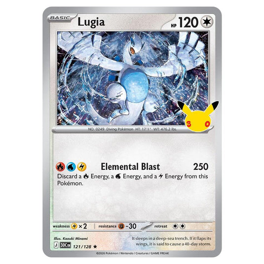 Pokemon - 30th Celebration - Lugia - 121/128