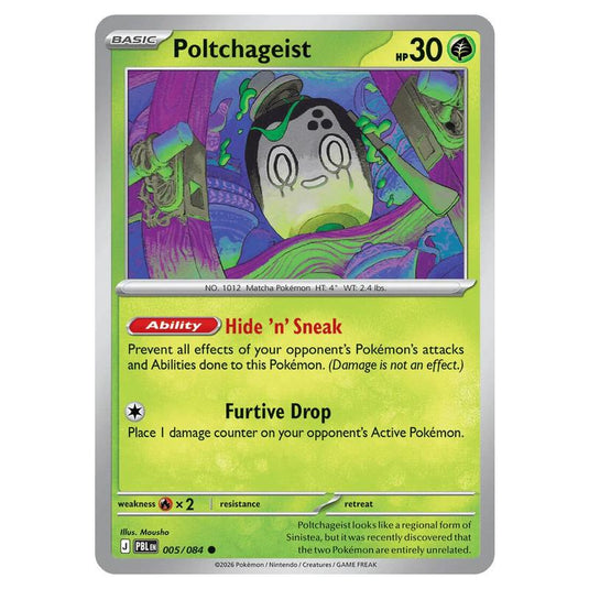Pokemon - Mega Evolution - Pitch Black - Poltchageist - 005/084
