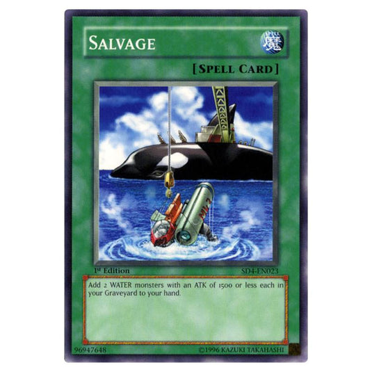 Yu-Gi-Oh! - Structure Deck - Fury from the Deep - Salvage (Common) SD4-EN023