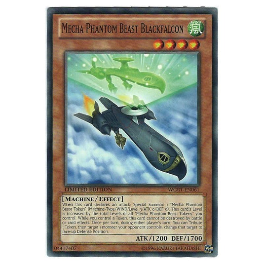 Yu-Gi-Oh! - War of the Giants Reinforcements - Mecha Phantom Beast Blackfalcon (Common) WGRT-EN061