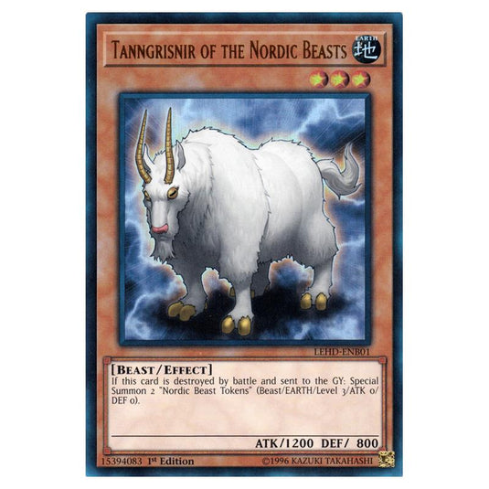 Yu-Gi-Oh! - Legendary Hero Decks - Tanngrisnir of the Nordic Beasts (Ultra Rare) LEHD-ENB01
