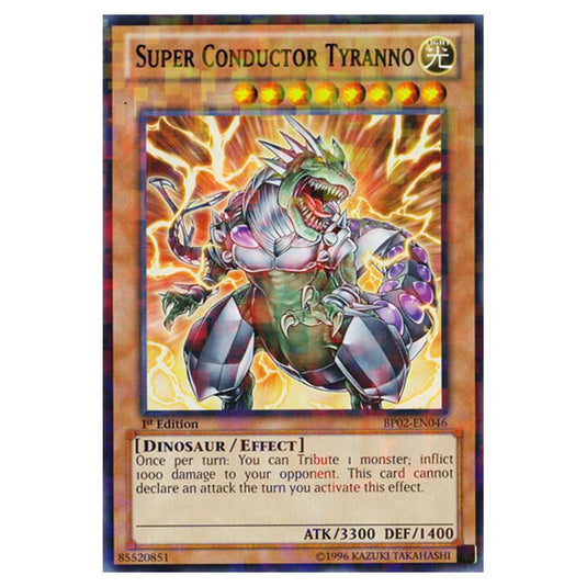 Yu-Gi-Oh! - Battle Pack 2 - War of the Giants - Super Conductor Tyranno (Mosaic Rare) BP02-EN046