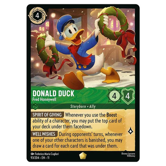 Lorcana - Winterspell - Donald Duck - Fred Honeywell (Legendary) - 093/204