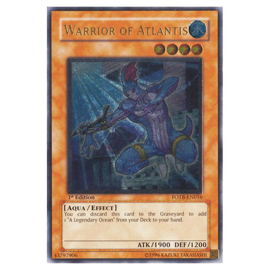 Yu-Gi-Oh! - Force of the Breaker - Warrior of Atlantis (Ultimate Rare) FOTB-EN016