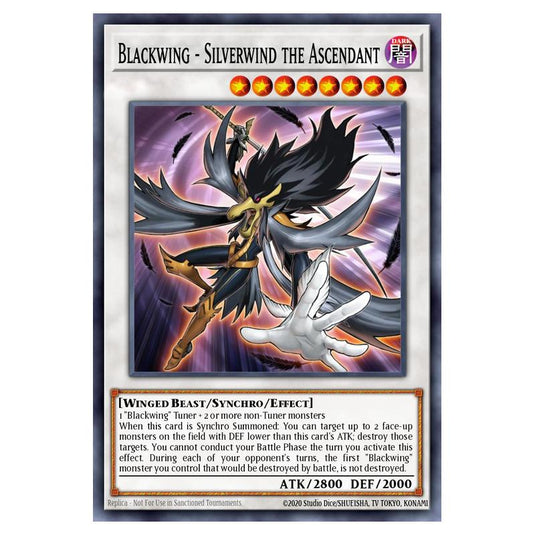 Yu-Gi-Oh! - Stardust Overdrive - Blackwing - Silverwind the Ascendant (Ultra Rare) SOVR-EN041