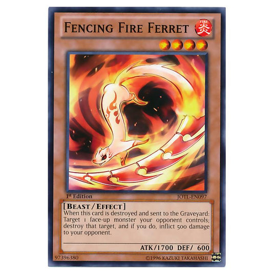 Yu-Gi-Oh! - Judgment of the Light - Fencing Fire Ferret (Common) JOTL-EN097
