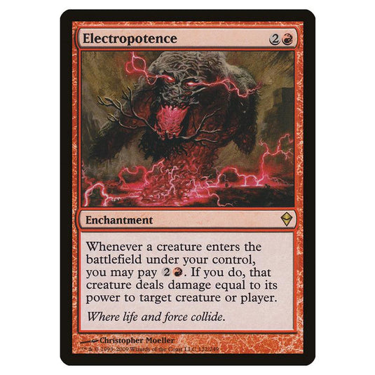 Magic The Gathering - Zendikar - Electropotence - 122/249 (Foil)