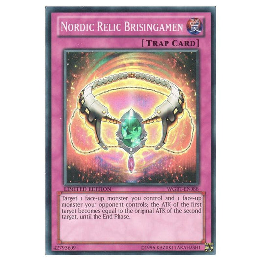 Yu-Gi-Oh! - War of the Giants Reinforcements - Nordic Relic Brisingamen (Super Rare) WGRT-EN088