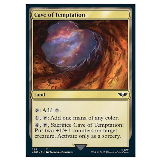 Magic The Gathering - Universes Beyond - Warhammer 40k - Cave of Temptation - 267/168