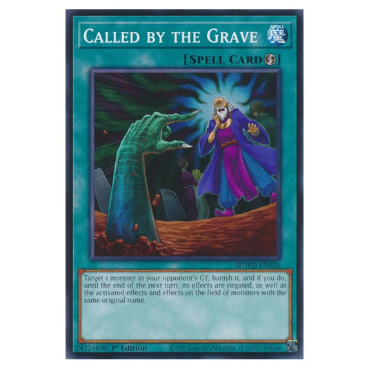 Yu-Gi-Oh! - Structure Deck - Blue-Eyes White Destiny - Called by the Grave (Common) SDWD-EN026