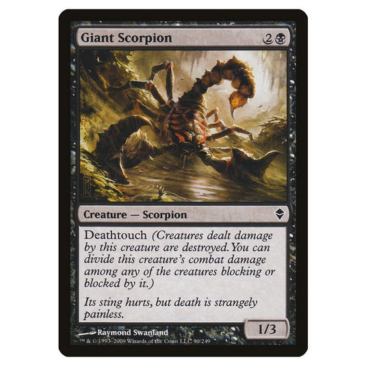 Magic The Gathering - Zendikar - Giant Scorpion - 90/249 (Foil)