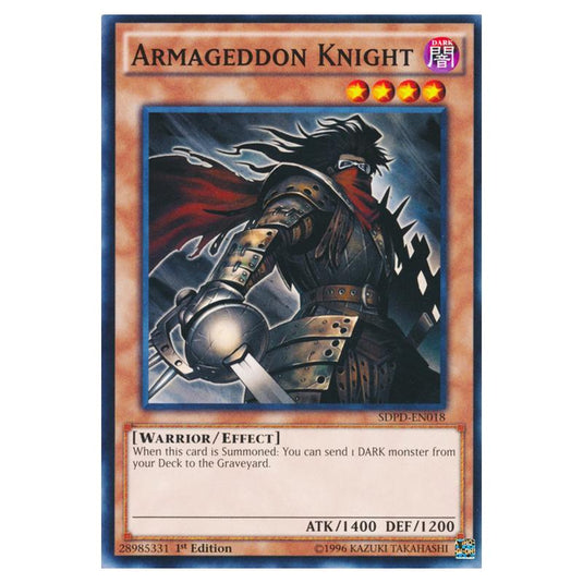 Yu-Gi-Oh! - Pendulum Domination Structure Deck - Armageddon Knight (Common) SDPD-EN018