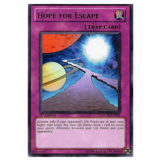 Yu-Gi-Oh! - Storm of Ragnarok - Hope for Escape (Rare) STOR-EN063