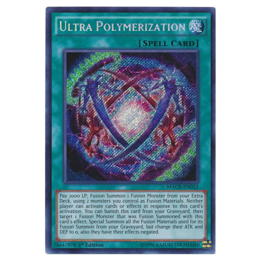 Yu-Gi-Oh! - Maximum Crisis - Ultra Polymerization (Secret Rare) MACR-EN052