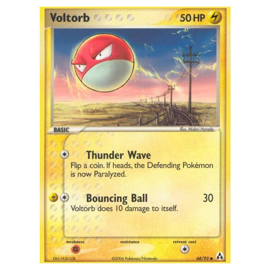Pokemon - EX Legend Maker - Voltorb - 68/92