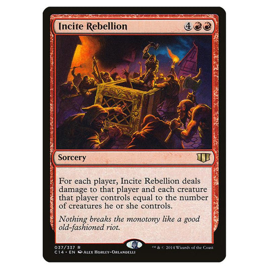 Magic The Gathering - Commander 2014 - Incite Rebellion - 37