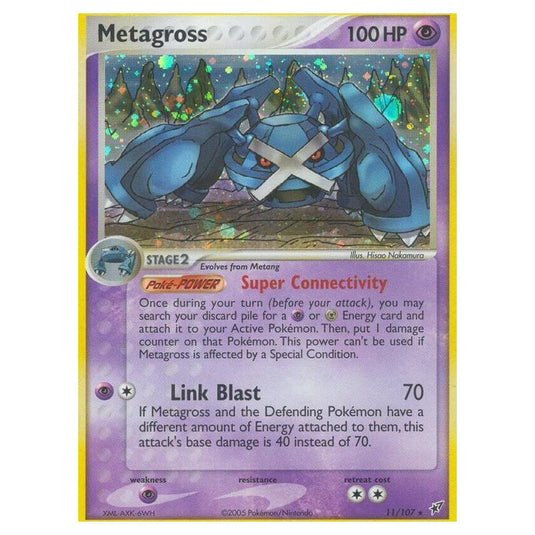 Pokemon - EX Deoxys - Metagross - 011/107
