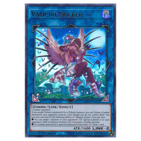 Yu-Gi-Oh! - 2019 Gold Sarcophagus Tin Mega Pack - Vampire Sucker (Ultra Rare) MP19-EN030