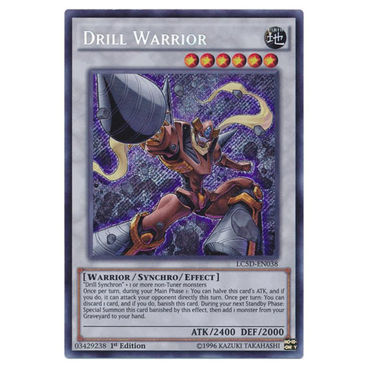 Yu-Gi-Oh! - Legendary Collection 5D's Mega Pack - Drill Warrior (Secret Rare) LC5D-EN038