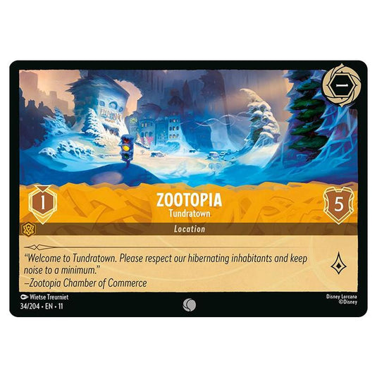 Lorcana - Winterspell - Zootopia - Tundratown (Common) - 034/204