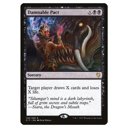Magic The Gathering - Commander 2017 - Damnable Pact - 108/309