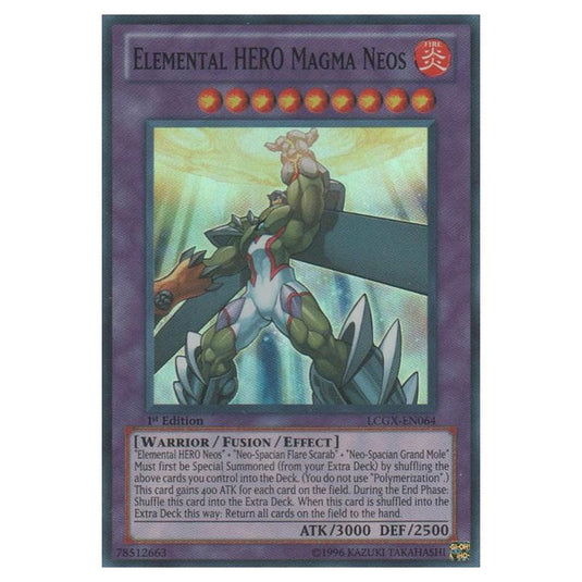 Yu-Gi-Oh! - Legendary Collection 2 - The Duel Academy Years Mega Pack - Elemental HERO Magma Neos (Super Rare) LCGX-EN064