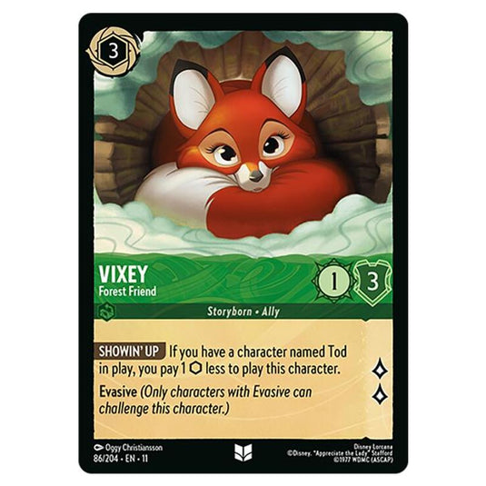 Lorcana - Winterspell - Vixey - Forest Friend (Uncommon) - 086/204