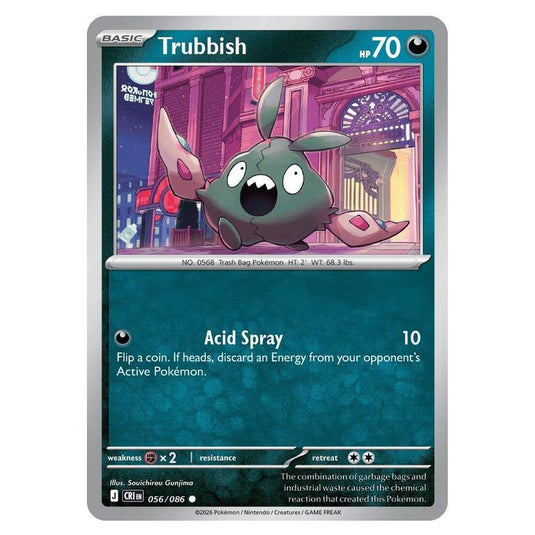 Pokemon - Mega Evolution - Chaos Rising - Trubbish - 056/086