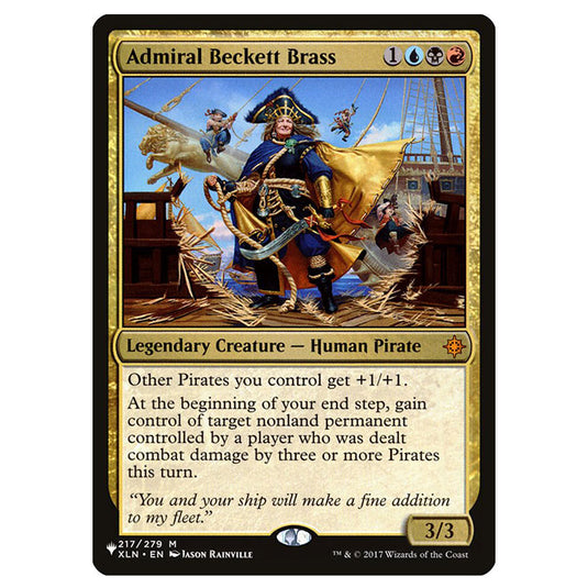 Magic The Gathering - The List - Admiral Beckett Brass - 368/368