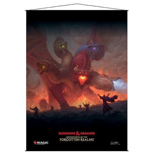 Ultra Pro - Magic the Gathering - Adventures in the Forgotten Realms - Wall Scroll - Tiamat