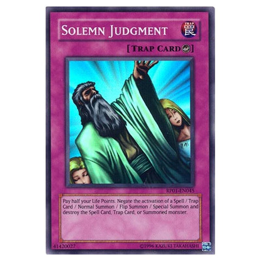 Yu-Gi-Oh! - Retro Pack - Solemn Judgment (Super Rare) RP01-EN045