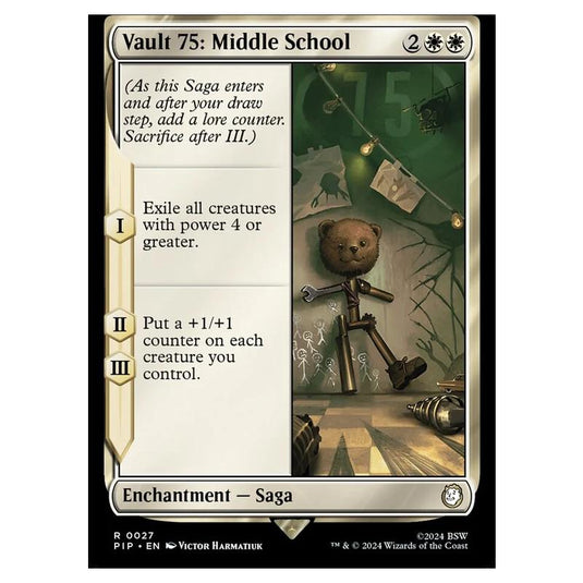 Magic The Gathering - Universes Beyond - Fallout - Vault 75: Middle School - 0027
