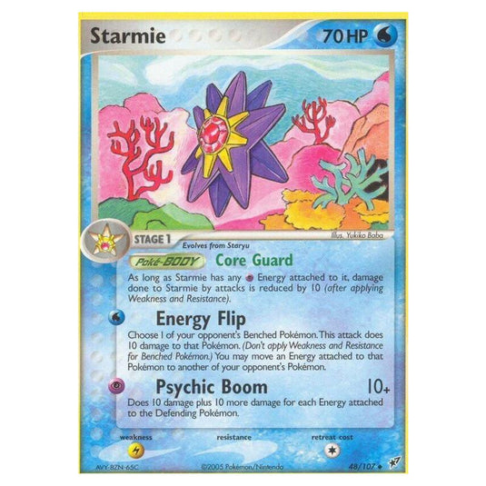 Pokemon - EX Deoxys - Starmie - 048/107