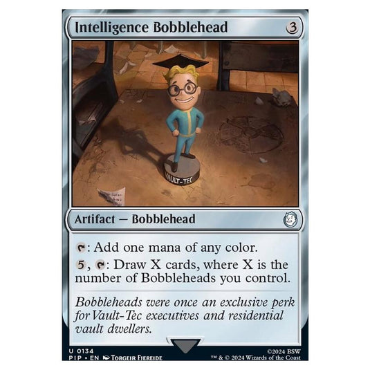 Magic The Gathering - Universes Beyond - Fallout - Intelligence Bobblehead - 0134