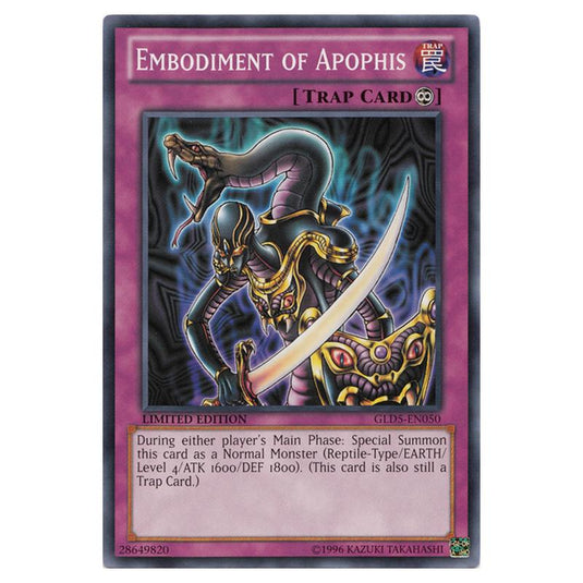 Yu-Gi-Oh! - Gold Series - Haunted Mine - Embodiment of Apophis (Common) GLD5-EN050