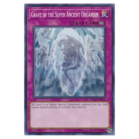 Yu-Gi-Oh! - OTS Tournament Pack 5 - Grave of the Super Ancient Organism (Common) OP05-EN027