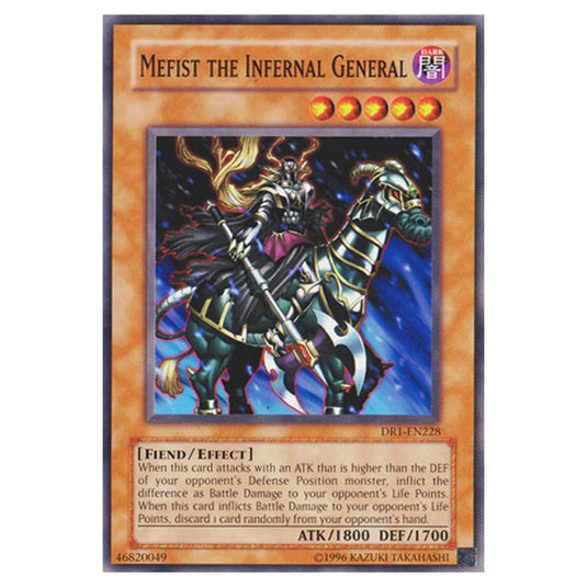 Yu-Gi-Oh! - Dark Revelation Volume 1 - Mefist the Infernal General (Common) DR1-EN228