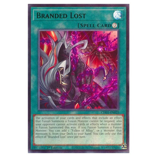 Yu-Gi-Oh! - The Chronicles Deck - The Fallen & The Virtuous - Branded Lost (Ultra Rare) - CH01-EN025